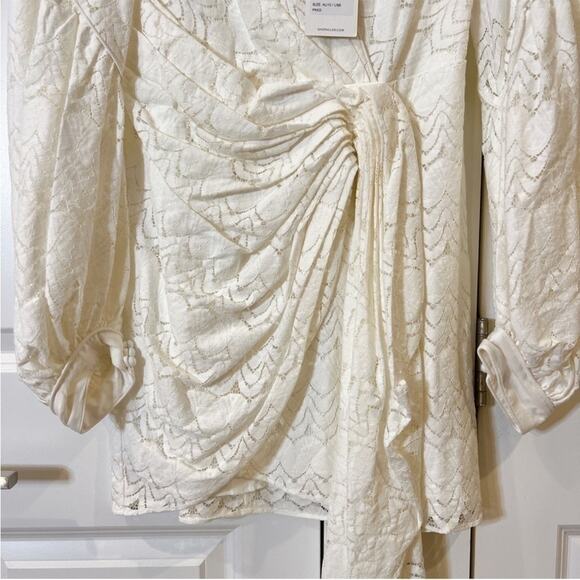 Acler Ivory Lace Long Sleeve Dress - Picture 9 of 15